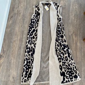 Lane Bryant cheetah print duster size 14/16